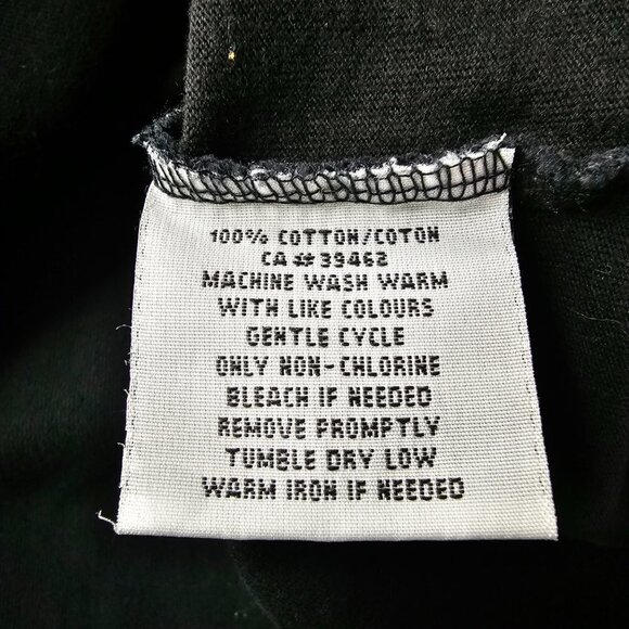 Men's Basic Crew Neck T-Shirt, Black, Short sleeve, XL - Picture 7 of 7